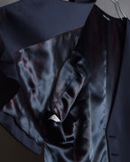 "GIORGIO ARMANI" Deep satin backed tailored wool vest