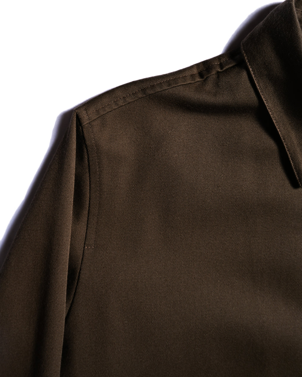 VINTAGE/ Short Length Cotton Jacket Brown