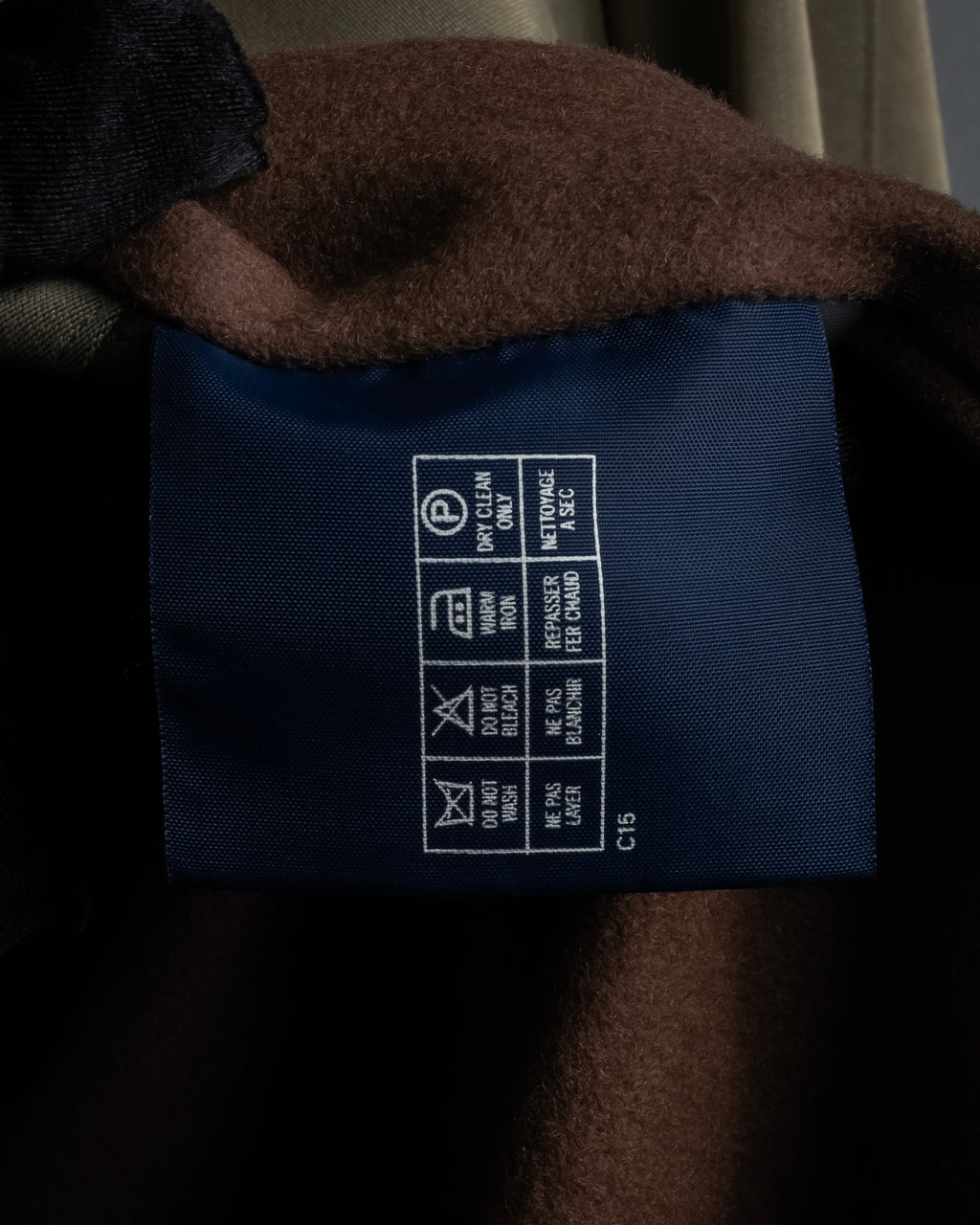 -SPECIAL- "Burberrys" 90's Collar switching two-tone trench coat