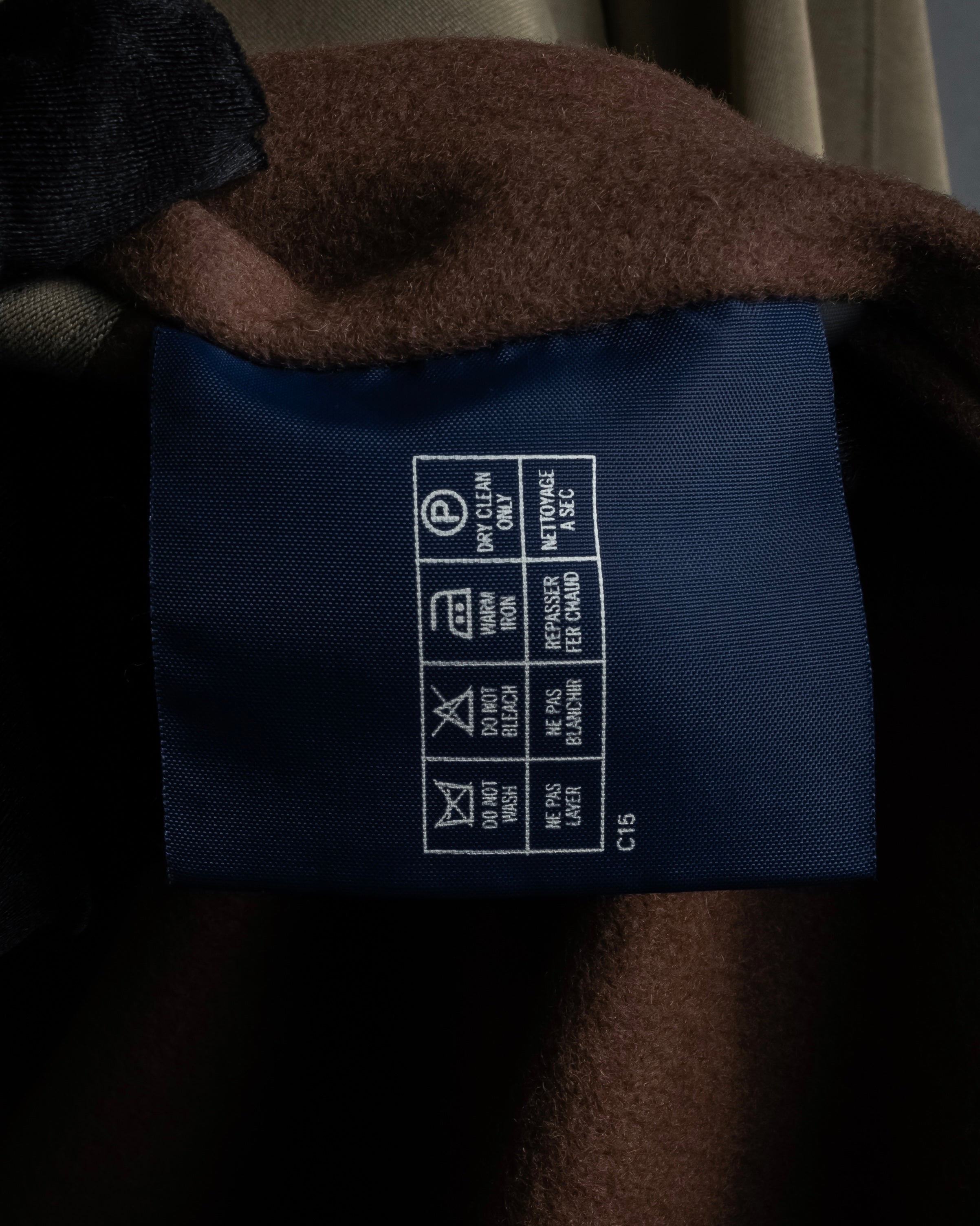 -SPECIAL- "Burberrys" 90's Collar switching two-tone trench coat