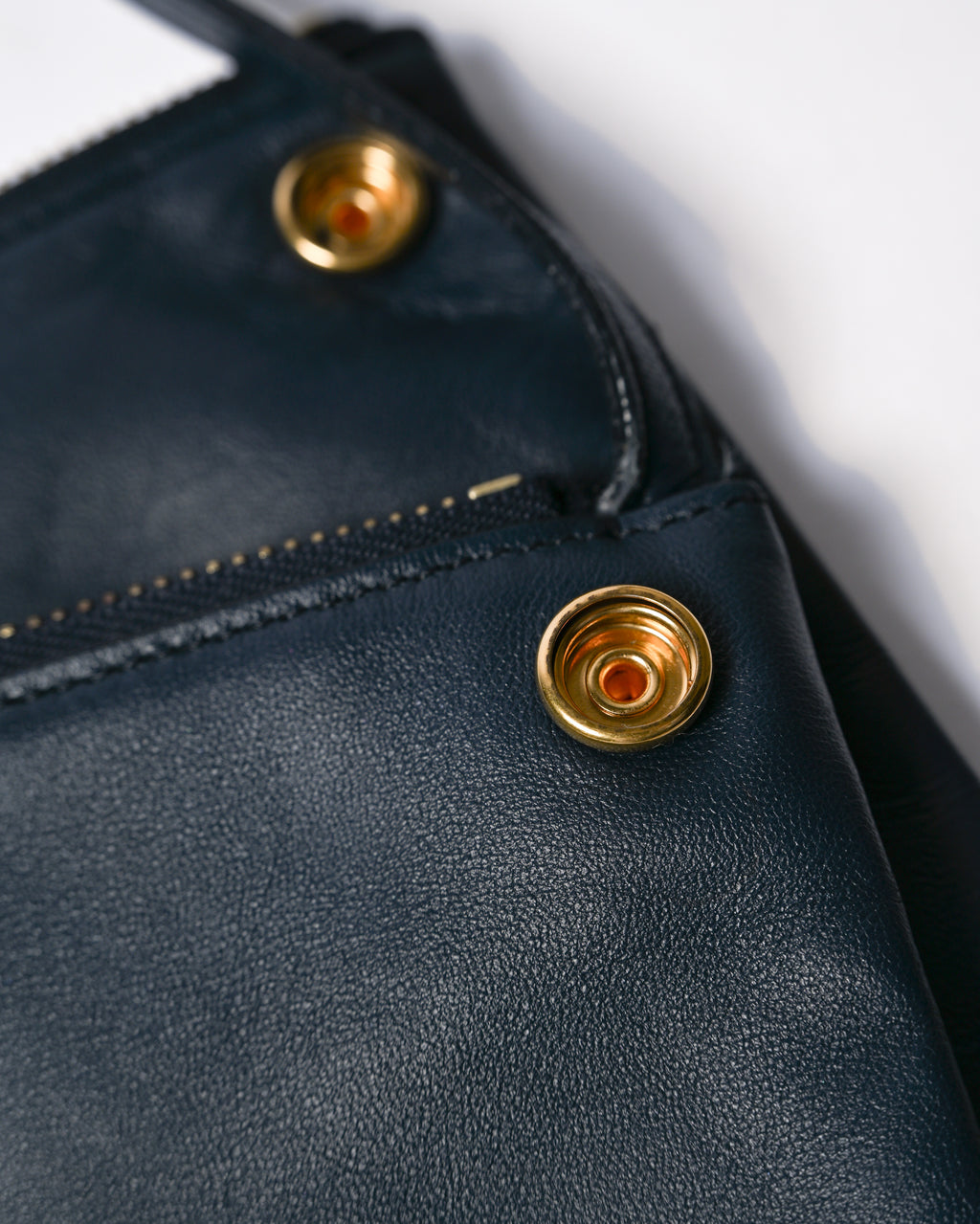 CÉLINE by Phoebe Philo/ "Trio Small" Shoulder Bag Navy