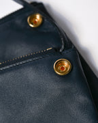 CÉLINE by Phoebe Philo/ "Trio Small" Shoulder Bag Navy
