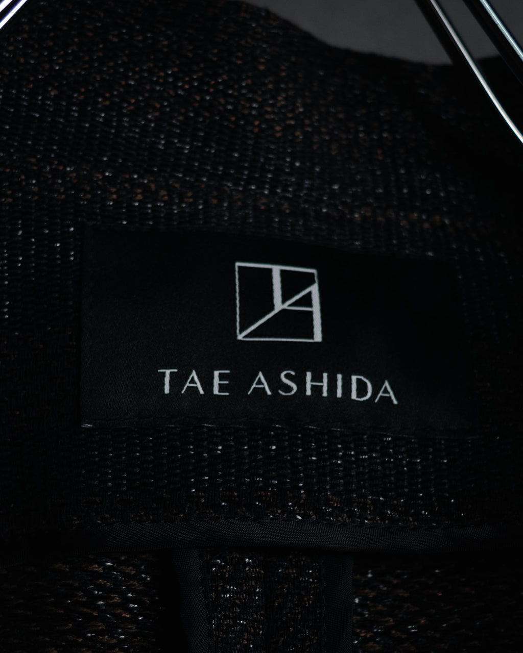 “TAE ASHIDA” 2008-2015 Structured border tweed jacket