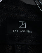 “TAE ASHIDA” 2008-2015 Structured border tweed jacket
