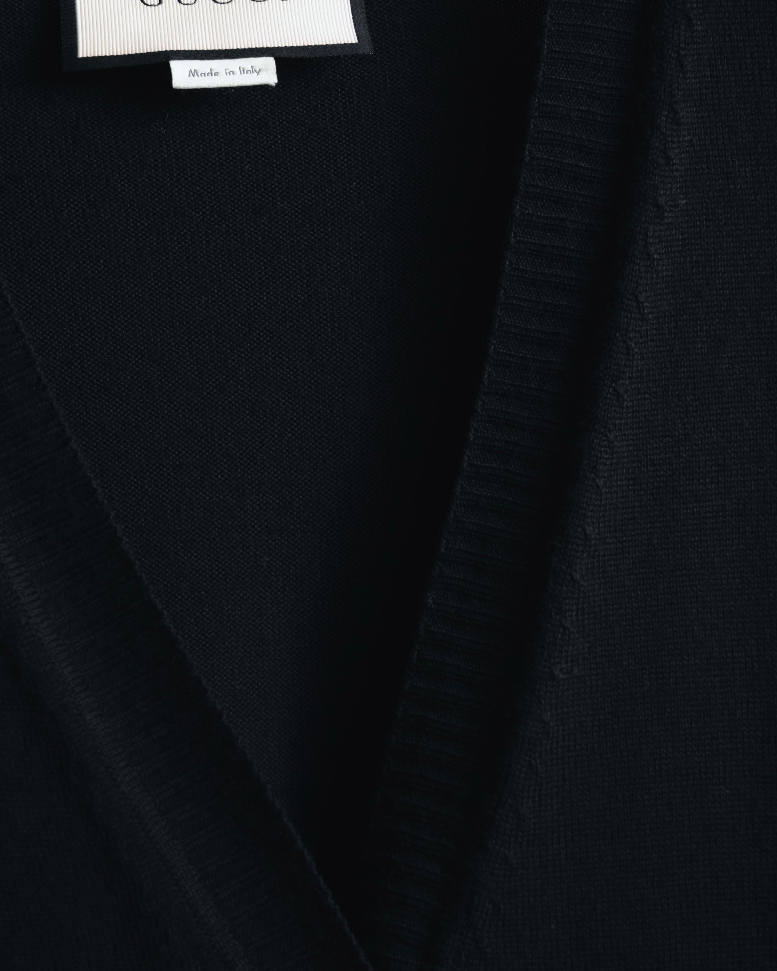 "GUCCI" Michele-era refined emblem cardigan