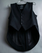 “Y‘s” Tail coat detailed vest