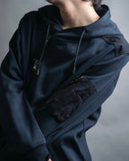 "DIESEL BLACK GOLD" Oversized multi-functional design hoodie
