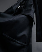 -SPECIAL- "YVES SAINT LAURENT rive gauche" 03 year Tom Ford period corset design long coat