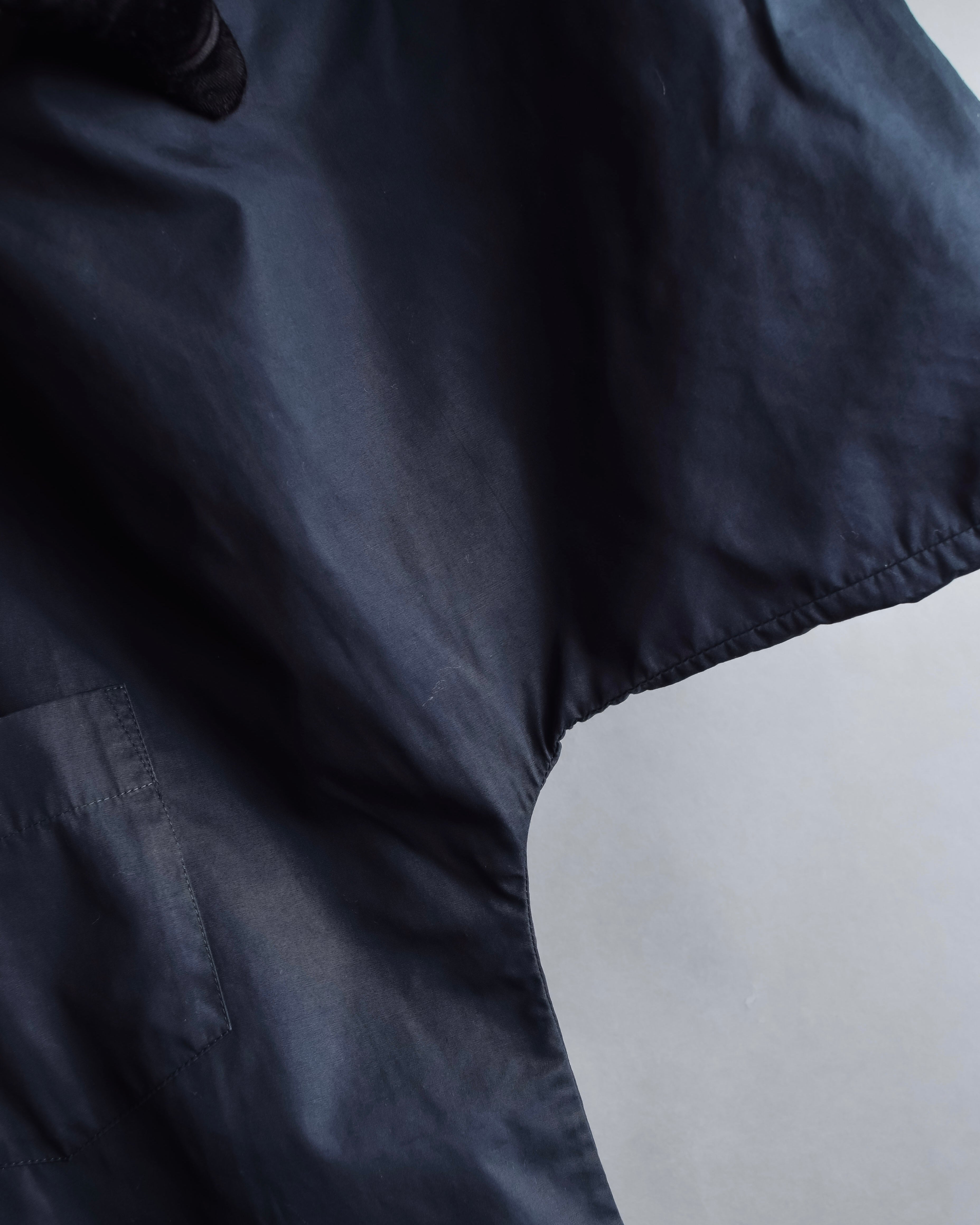 "HERMES" Gaultier period twisted sleeve cotton shirt