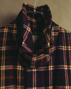 “sacai” 2010's Tartan wool cashmere padded hybrid coat