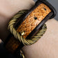 "BOTTEGA VENETA" Python switch design leather bracelet