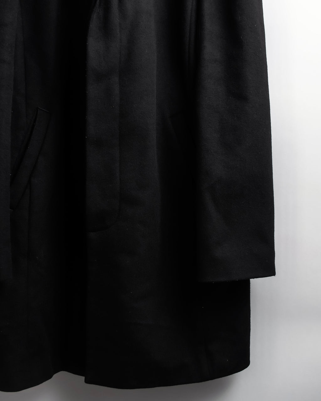 "ARMANI EXCHANGE" Sloth latch design stand color mid-length coat