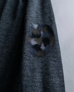 "PRADA" Camouflage pattern V-neck knit