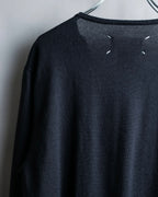 "MAISON MARGIELA"
Fur docking high gauge knit