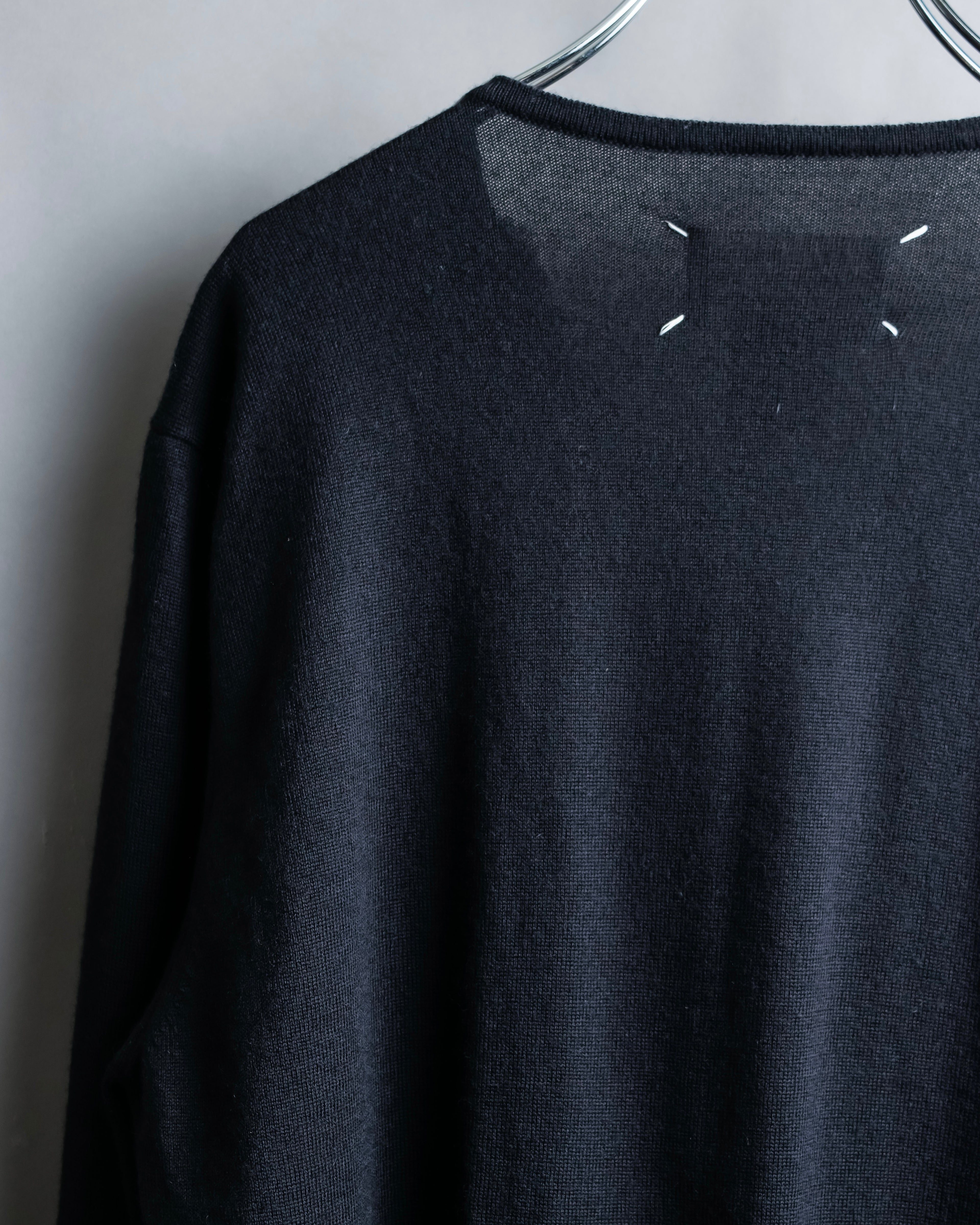 "MAISON MARGIELA"
Fur docking high gauge knit