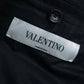 "VALENTINO" Belt docking design leather switching trench coat