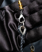 “Dolce&amp;Gabbana” Yellow crystal cross chain necklace