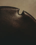 -SPECIAL- "HERMES" 50's Vintage box calf leather shoulder bag