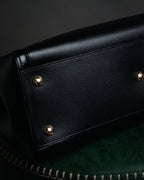 “Salvatore Ferragamo” 2010’s Vara chain leather tote bag