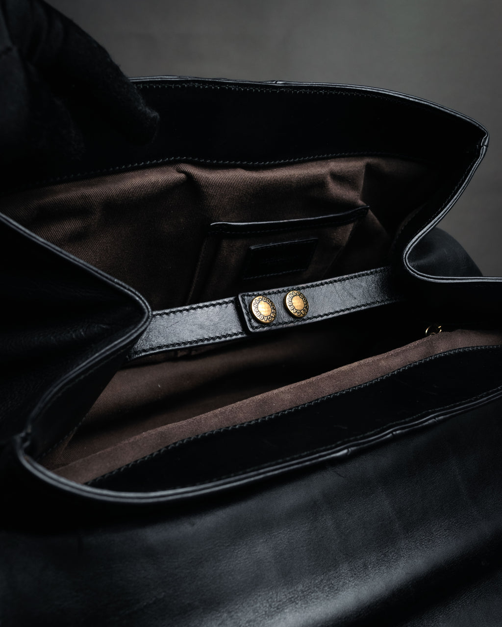 –SPECIAL– “DOLCE & GABBANA” 00’s-10’s Miss orient padlock leather satchel