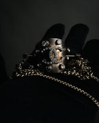 –SPECIAL– “CHANEL” 2005 Spring crystal CC chain majeste