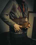 –SPECIAL– "GUCCI" 70's Classic horsebit shoulder bag
