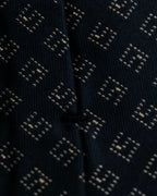 "GUCCI" G motif pattern silk necktie