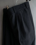 "Vintage high-waisted wide tapered slacks"