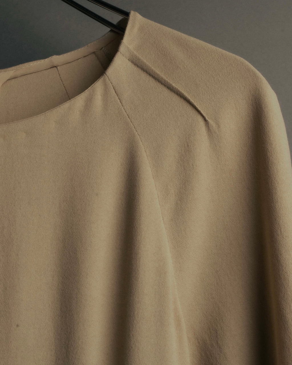 "FENDI" 00's-10's Draped wool blend dress