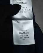 "Dior" 2017 AW Minimal fly-front bee-embroidered shirt