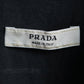 "PRADA" gathered detail cotton tailored jacket