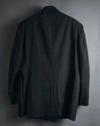 "Burberrys" 90’s double-breasted peak lapel suit set-up