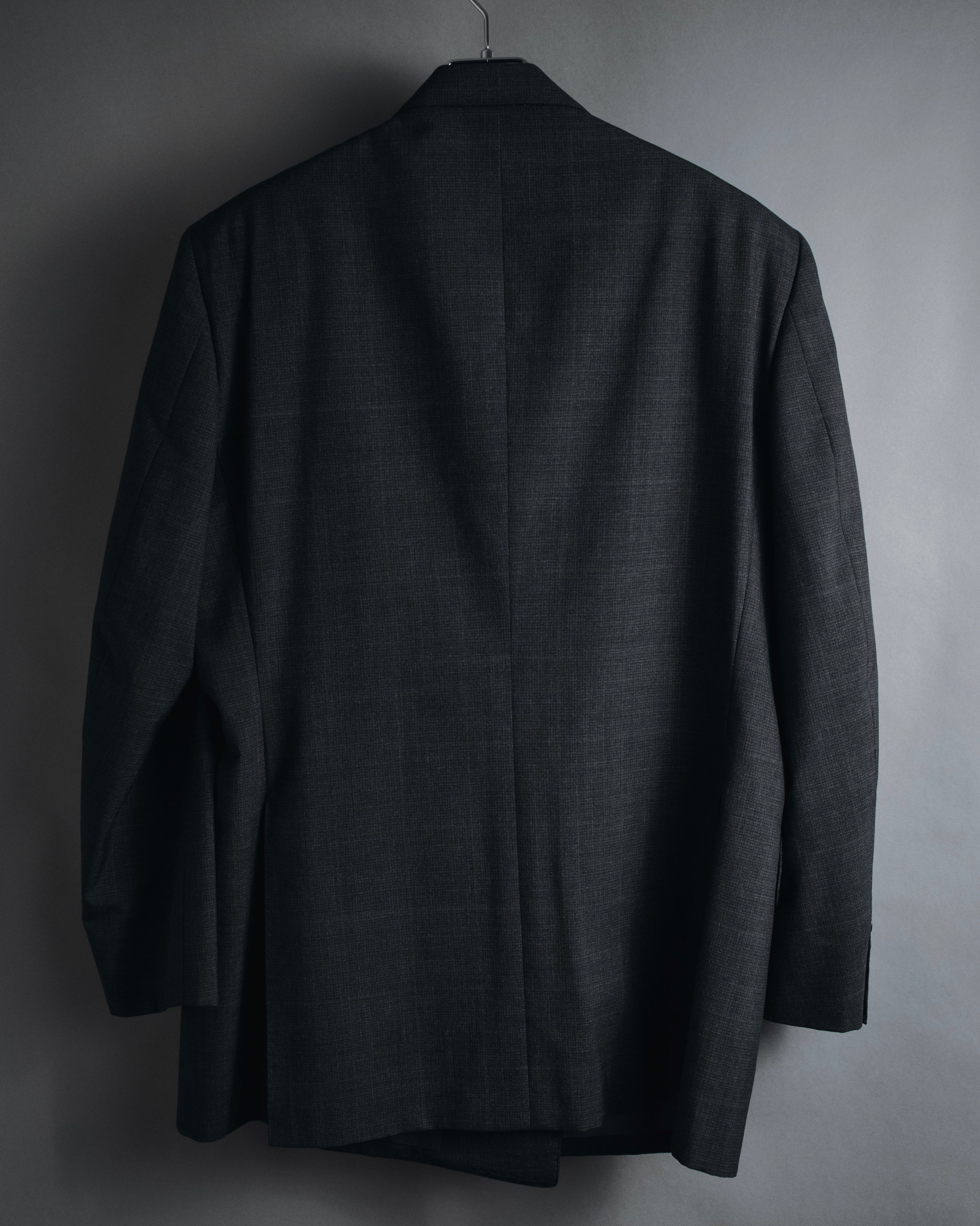 "Burberrys" 90’s double-breasted peak lapel suit set-up