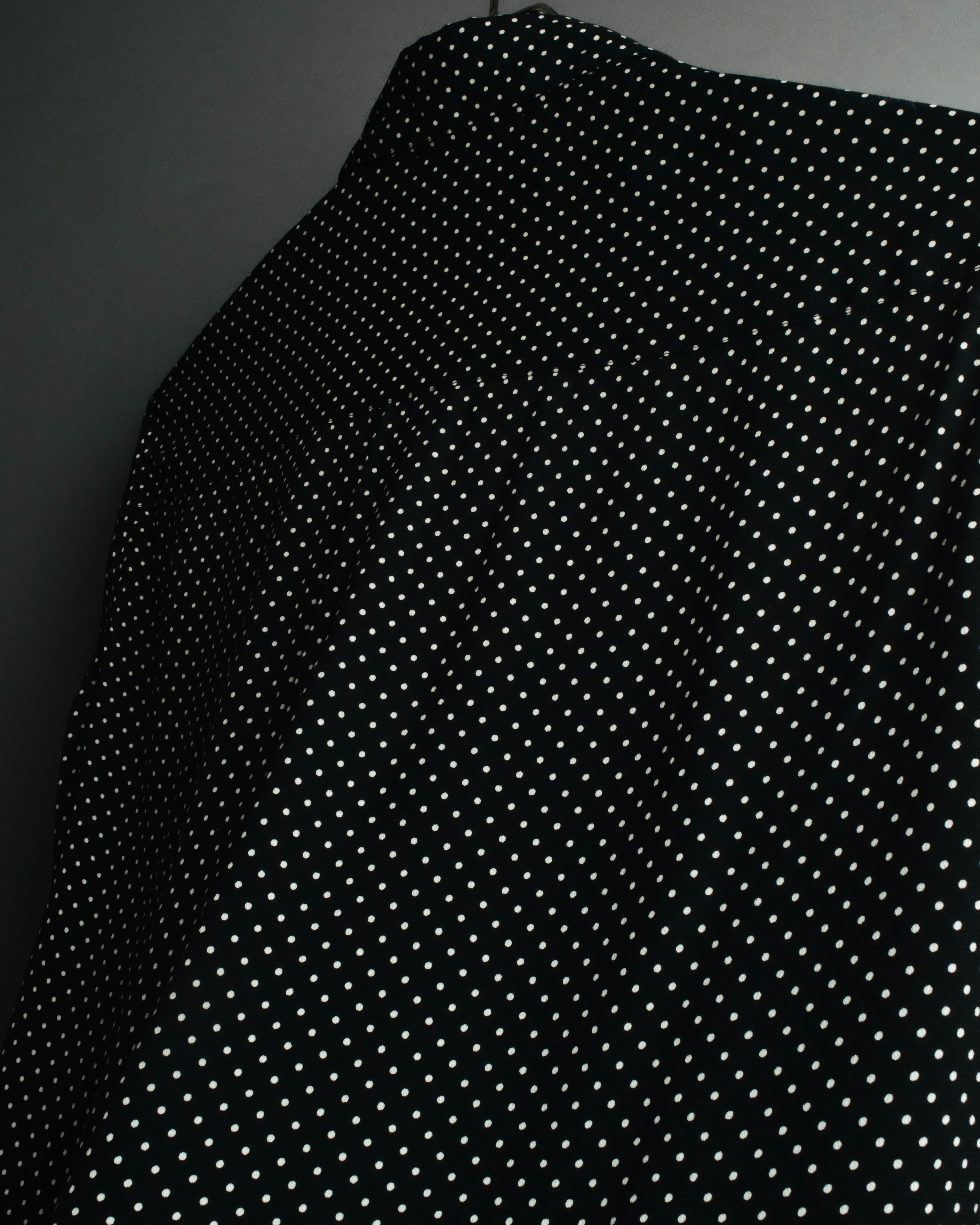 "CELINE" 2010's-2020's Polka dot viscose long sleeve shirt