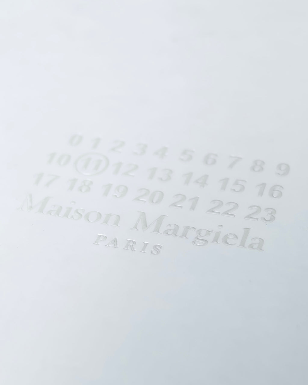 "Maison Margiela" Brown Leather Compact Wallet