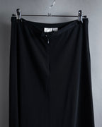 "YOHJI YAMAMOTO" 11SS Minimalist design skirt-like silhouette wide slacks
