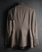 –SPECIAL– “Jean Paul GAULTIER FEMME” 90’s-00’s sculptural scarf collar tailored jacket