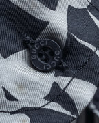 "GUCCI" Handwritten calligraphy pattern silk shirt