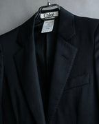 "Chloe" Oversized wool matte black set up