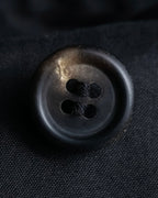 "PRADA" gathered detail cotton tailored jacket