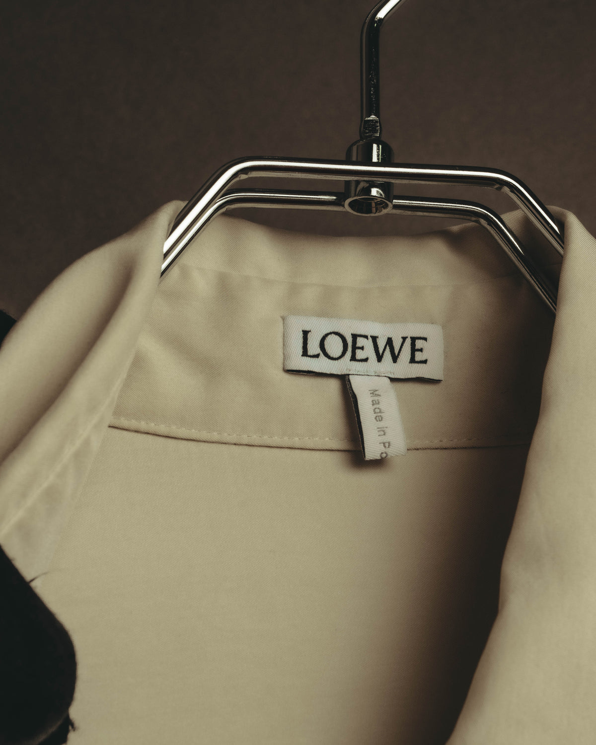 –SPECIAL– “LOEWE” 10’s-20’s Asymmetrically draped silk shirt