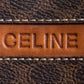 "CELINE" Macadam Pattern Three Line Handbag