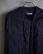 "JIL SANDER" Washer finish flat pocket design jacket