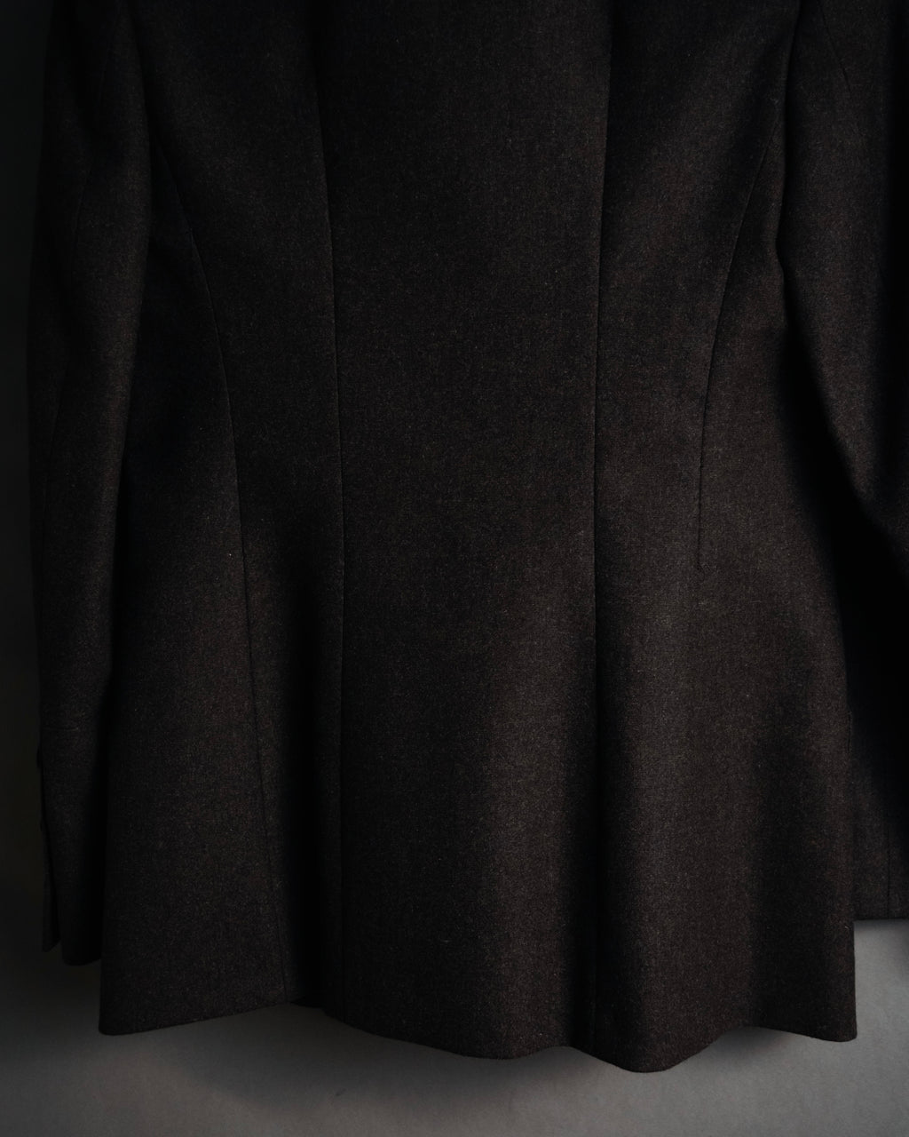 “Salvatore Ferragamo” 2000’s Four button tailored wool blend jacket