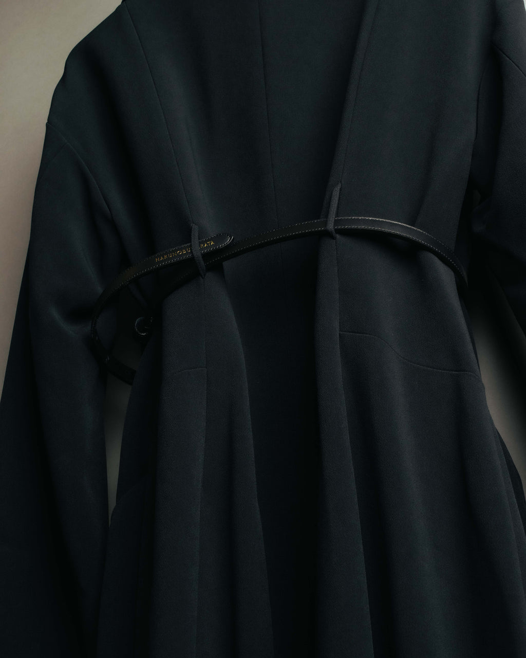 -SPECIAL- “HARUNOBU MURATA” 2024 SS Sculptural belted dress coat