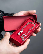 "Salvatore Ferragamo" Gancini pendant silver necklace