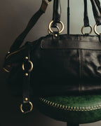 "Valerio Valeriani" 00's-10's Convertible leather Boston bag