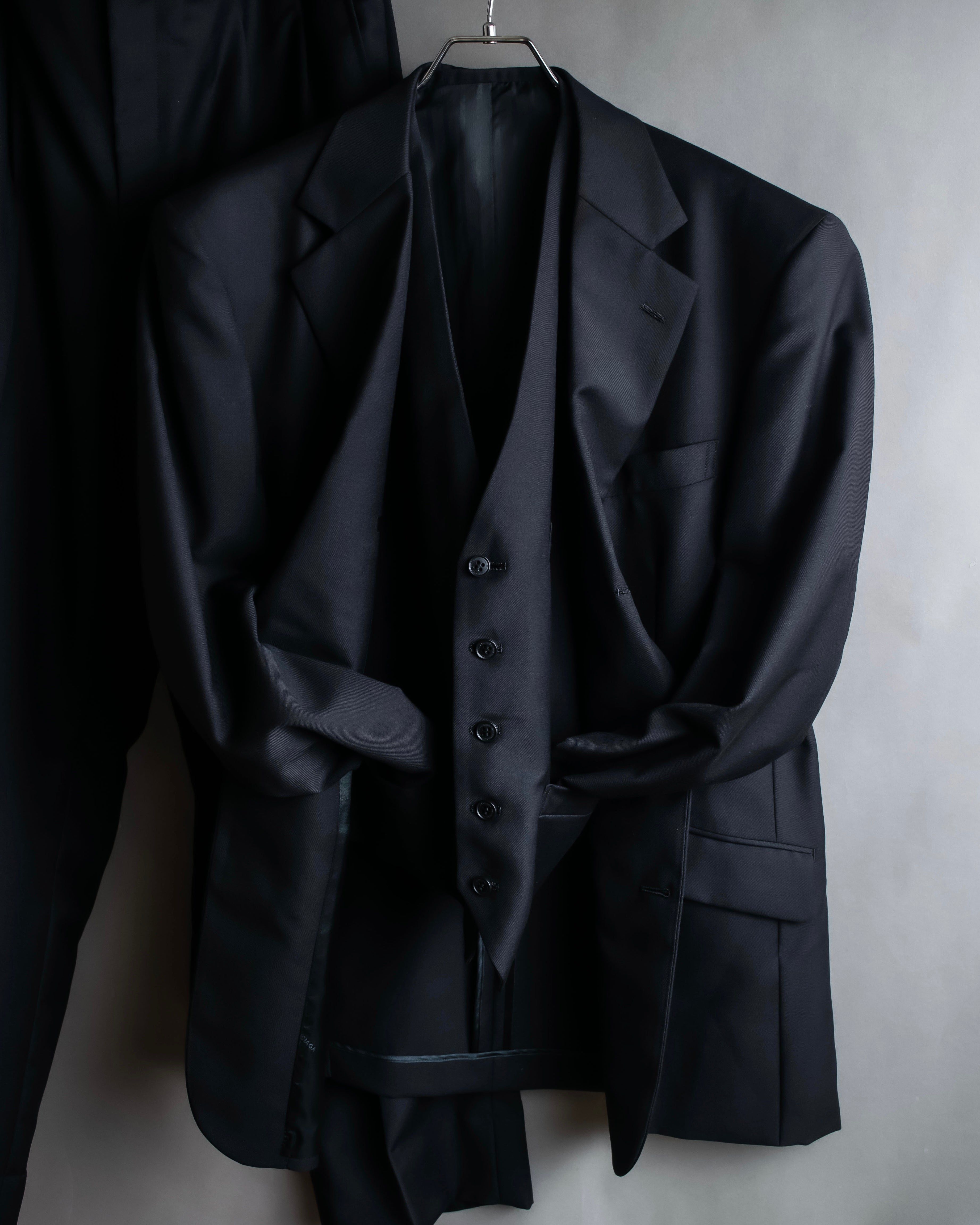 "BALENCIAGA" Taylor & Lodge tailoring wool three-piece set