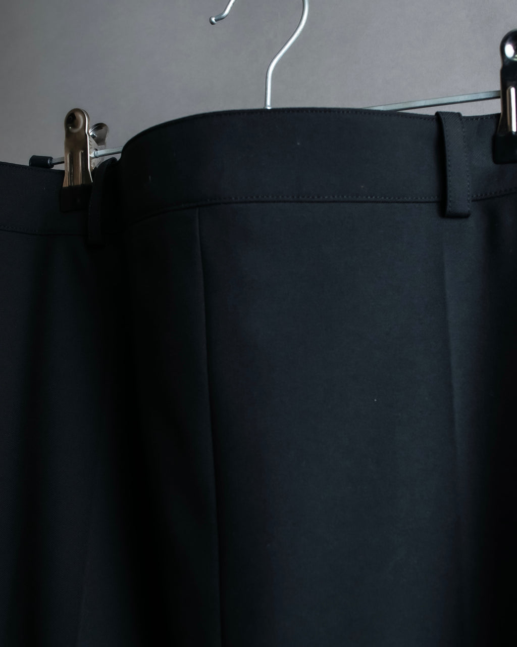 "NINA RICCI" Side button detail cropped length skirt