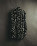 -SPECIAL- "Saint Laurent" 2019-2020 Polka dot silk long sleeve shirt